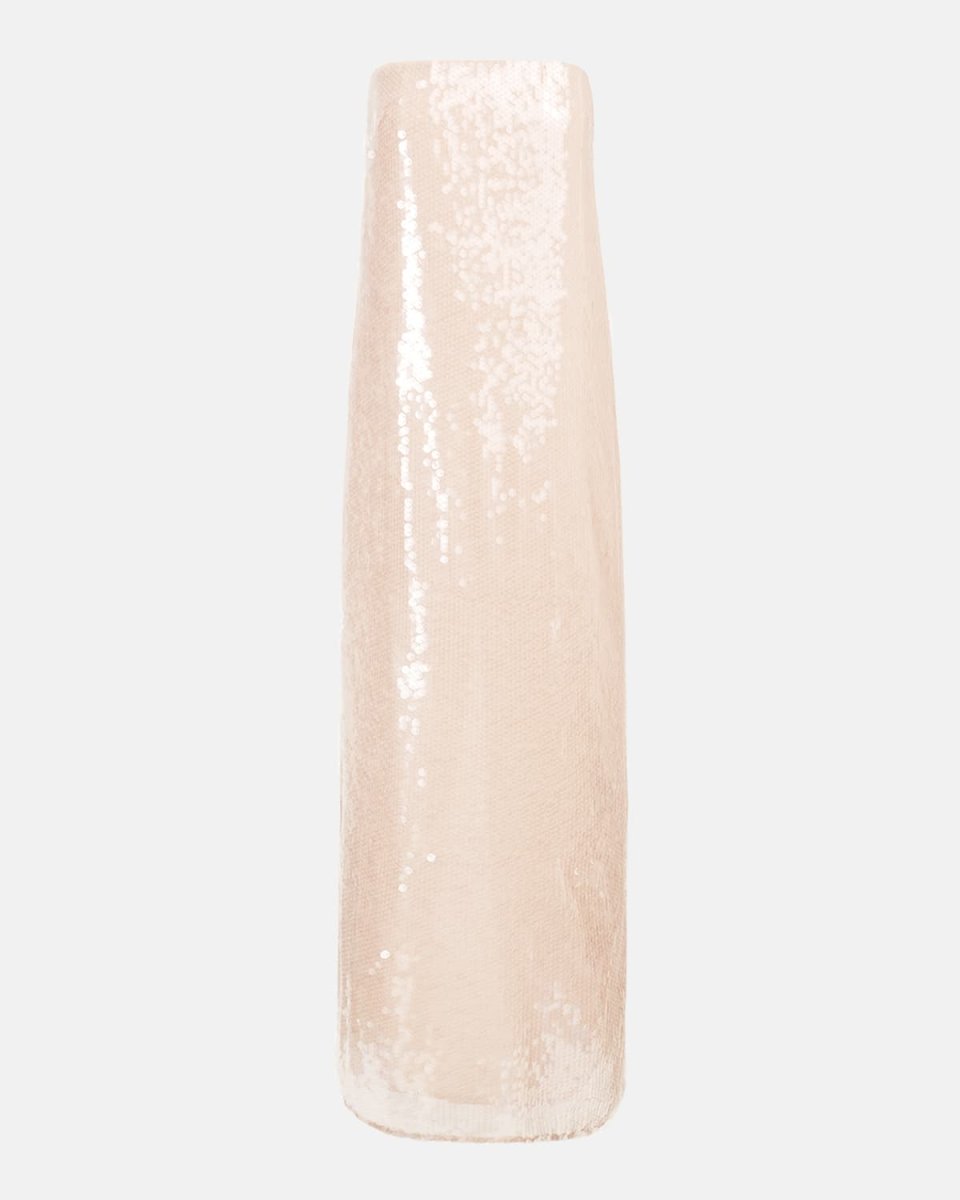 Casey Sequined Strapless Midi Dress